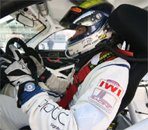 IWI's Jonny Laing in Car