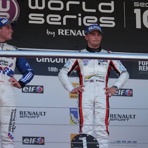 Top step of the podium in Jerez for IWI Watches ambassador Will Stevens